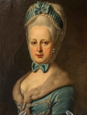 Ritratto di gentildonna Olio su tela Epoca XVIII secolo