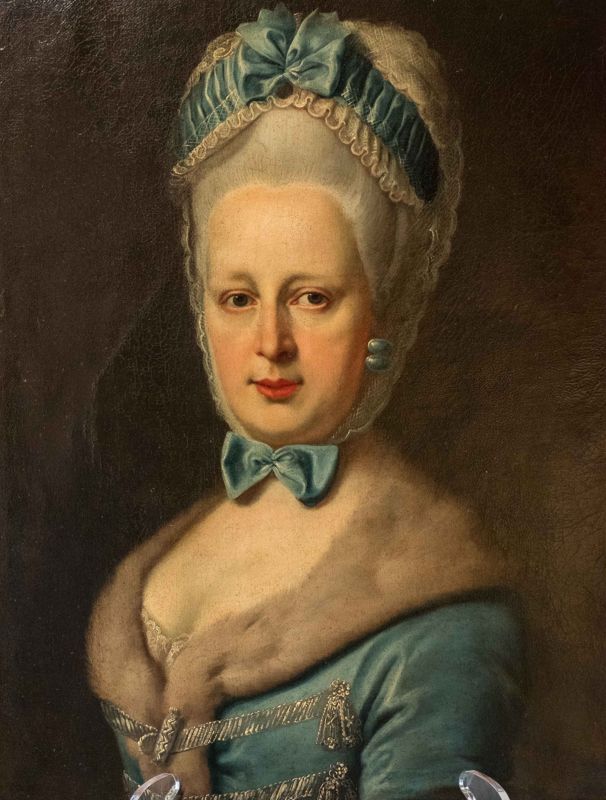 Ritratto di gentildonna Olio su tela Epoca XVIII secolo